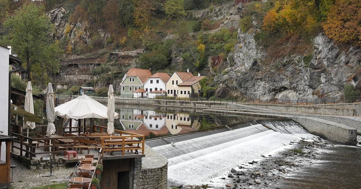 Český Krumlov, Czechia, in autumn