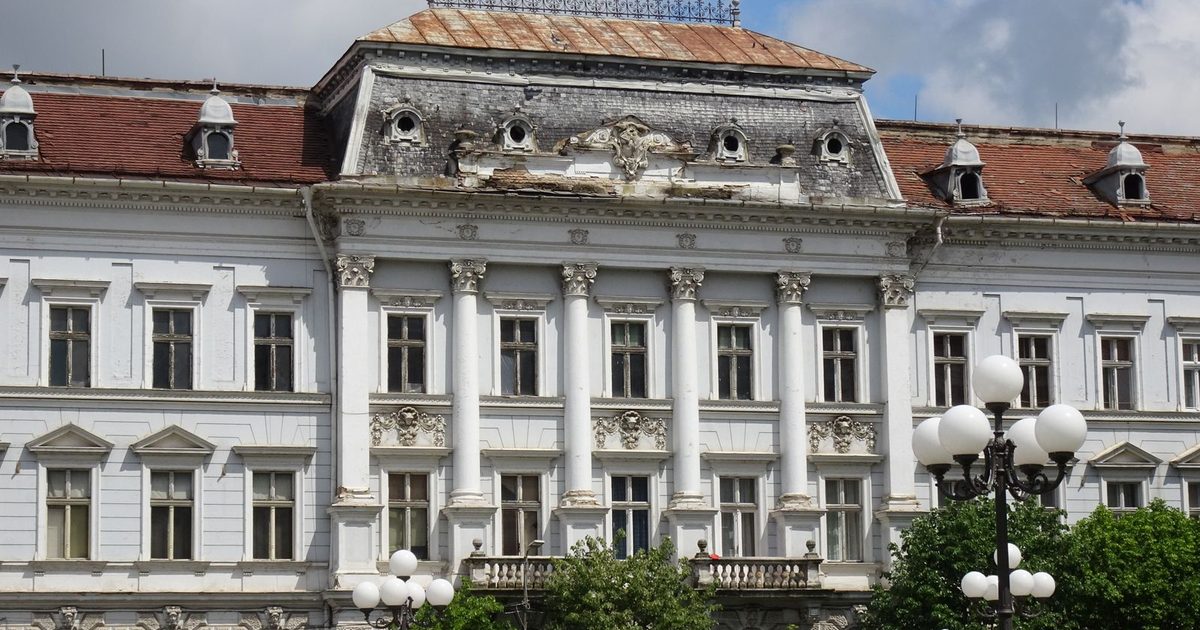 Neoclassical architecture in Arad, Romania