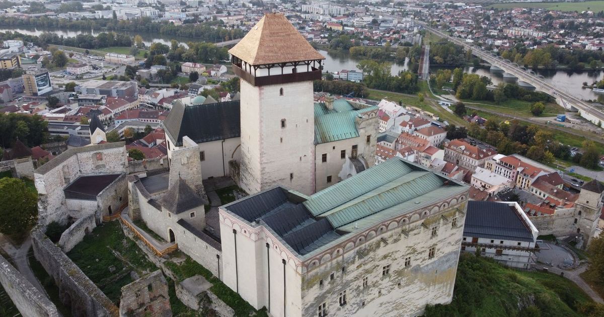 Trenčín Castle above the town, Slovakia