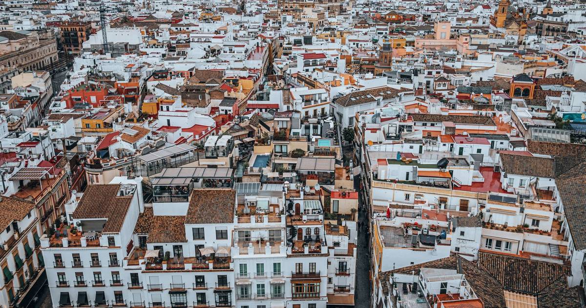 Seville, Spain, from above